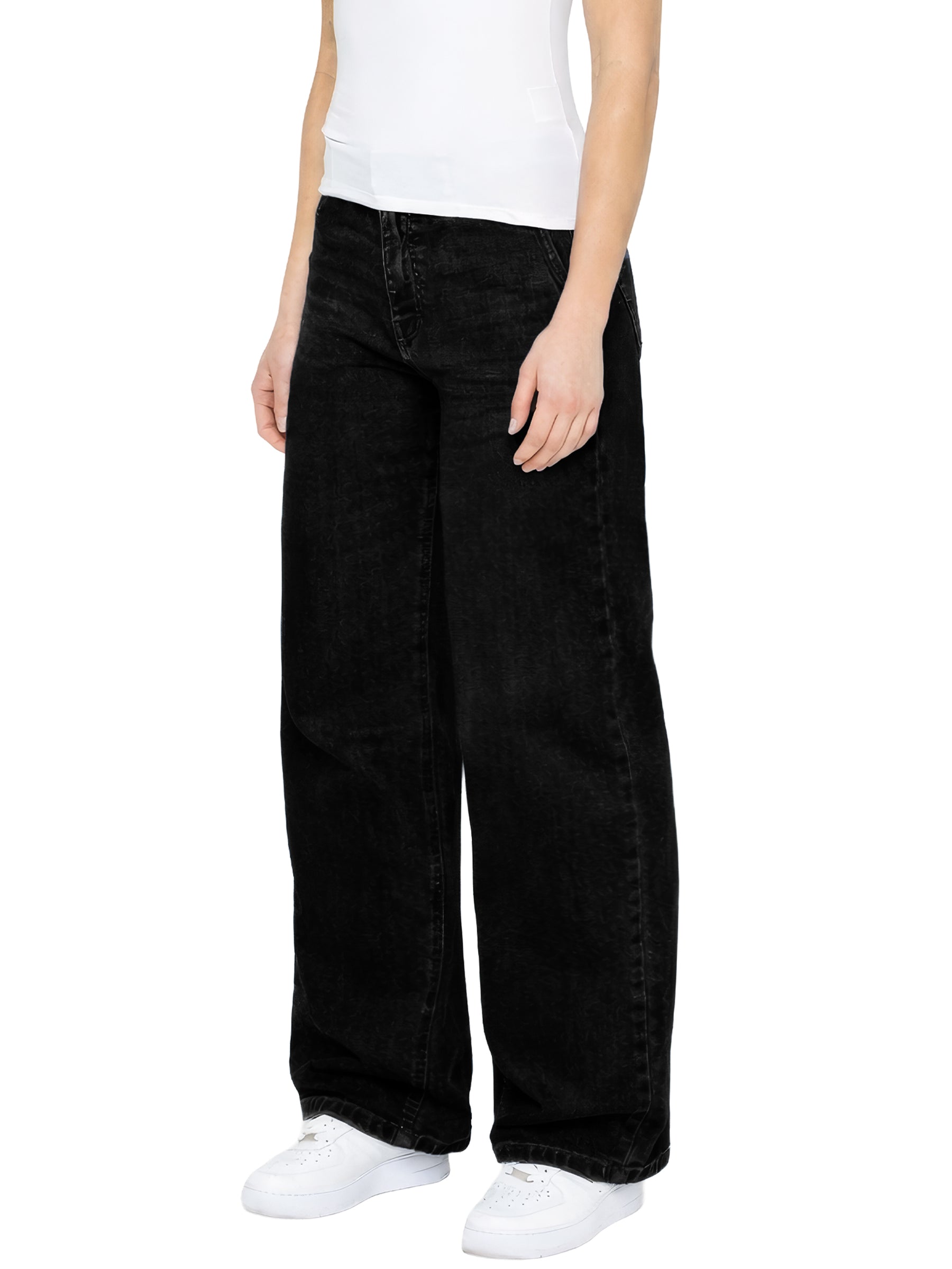 Enzo | Womens Baggy Jeans