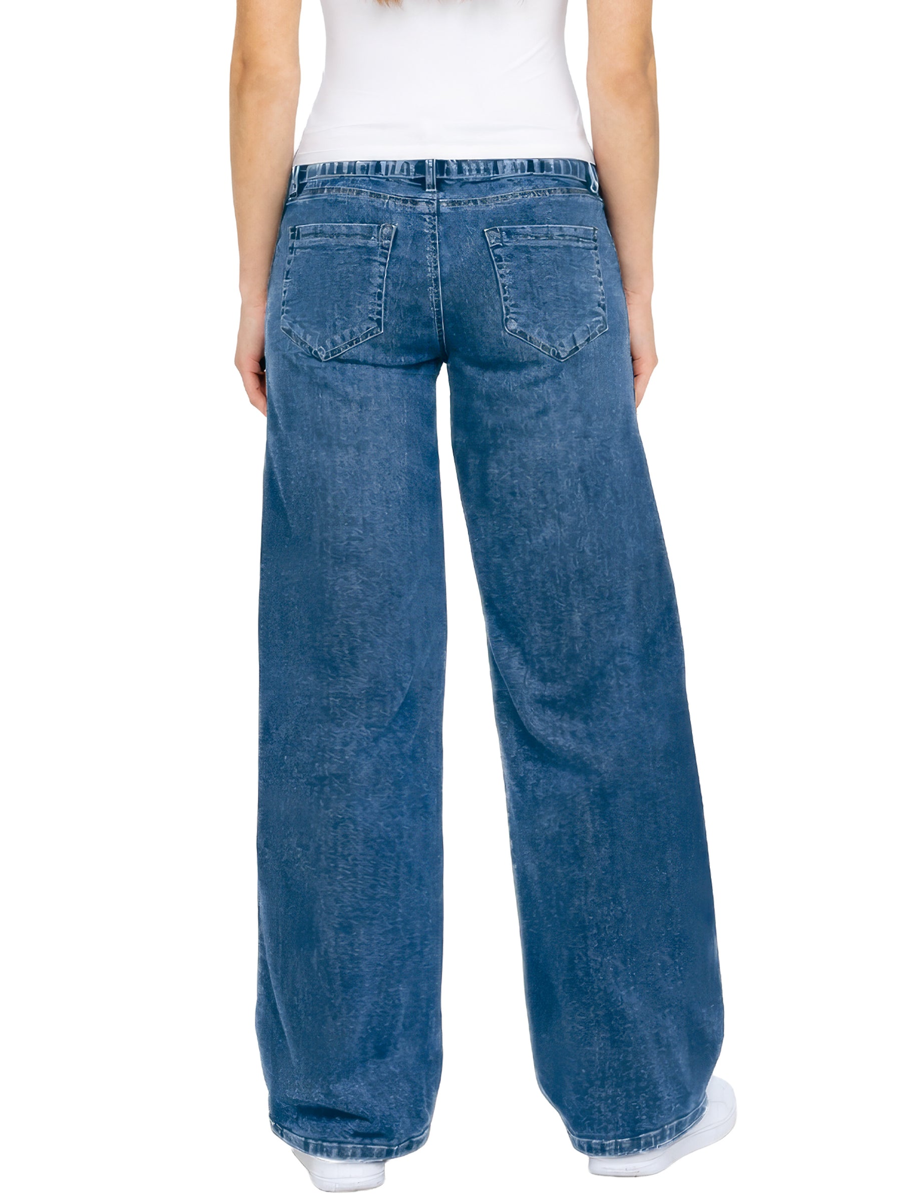 Enzo | Womens Baggy Jeans