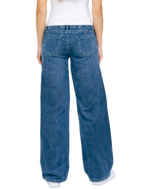 Enzo | Womens Baggy Jeans