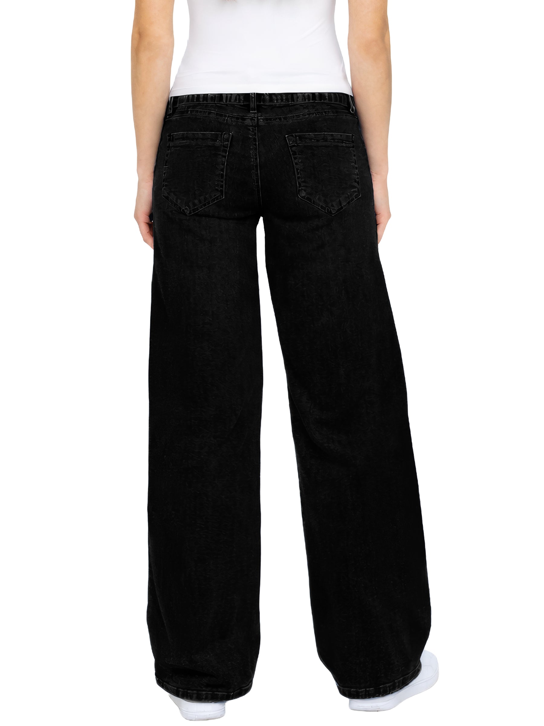 Enzo | Womens Baggy Jeans