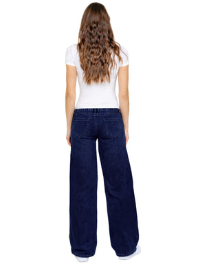 Enzo | Womens Baggy Jeans