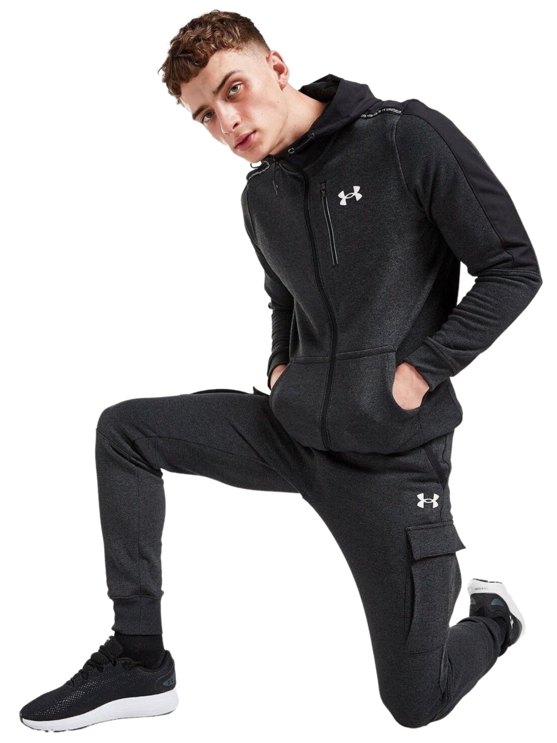 Under Armour Mens Threadborne Fleece Tracksuit Set