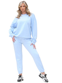 EZLSW589 & EZLJG591 Copy of Enzo | Womens Oversized Sweatshirt Tracksuit ENZO RAWDENIM