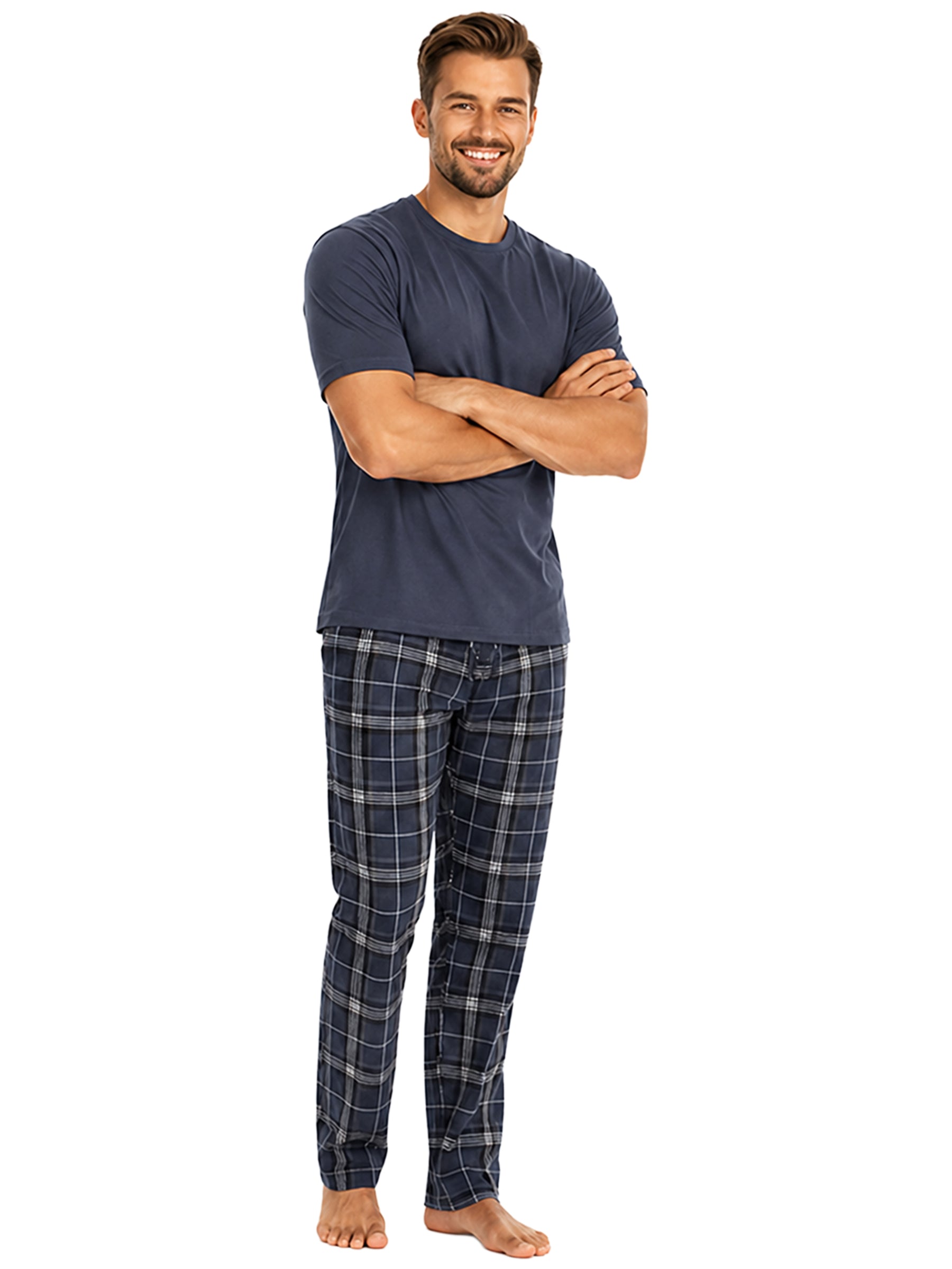 Kruze | Mens Pyjama Set - T-Shirt & Trousers