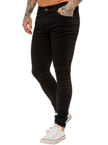 Enzo | Mens Designer Stretch Skinny Fit Jeans