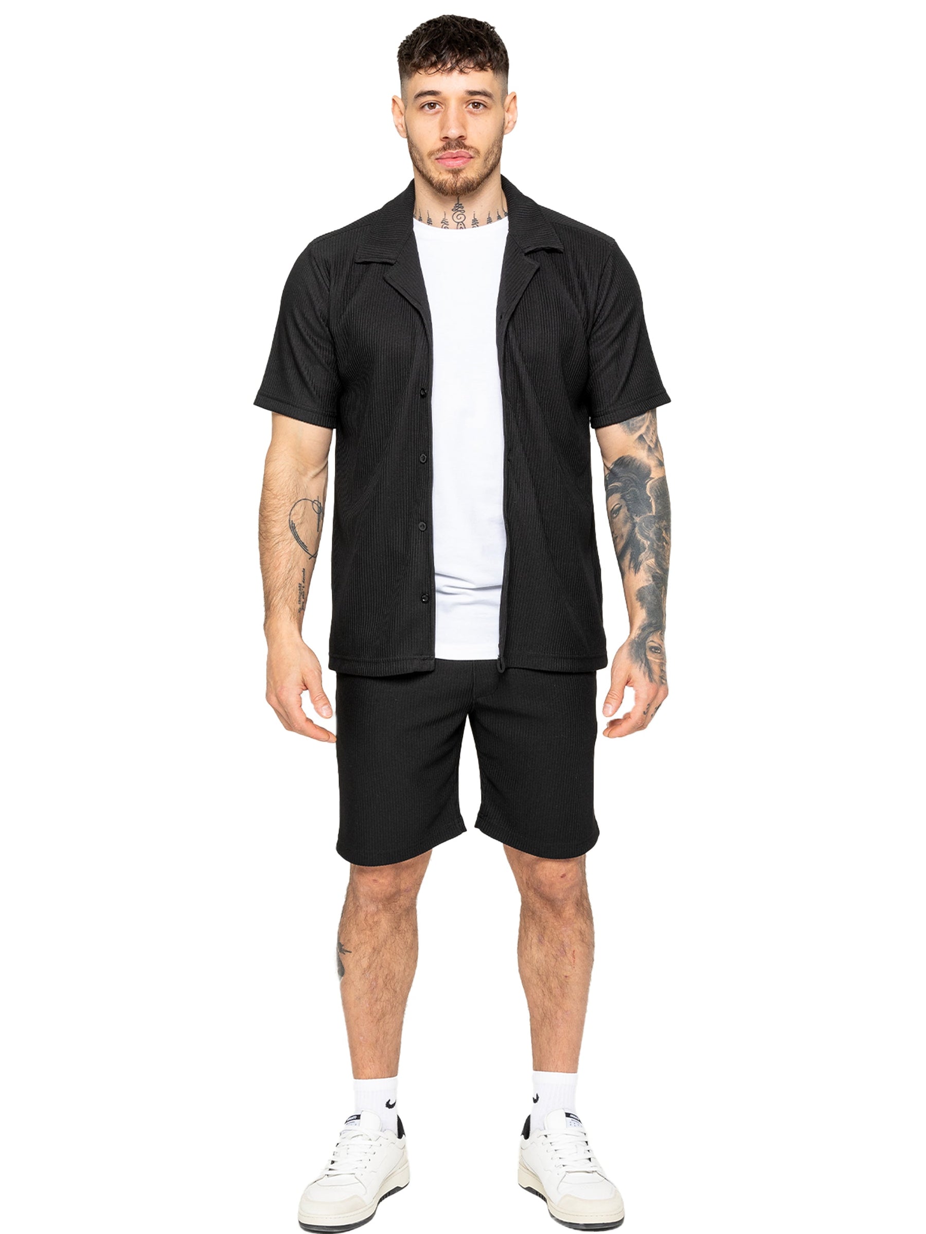 Enzo Mens Textured Summer Outfit Set