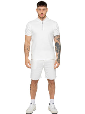 Enzo | Mens Textured Summer Shorts