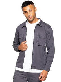 EZOS611 Copy of Enzo | Mens Cargo Overshirt Jacket ENZO RAWDENIM