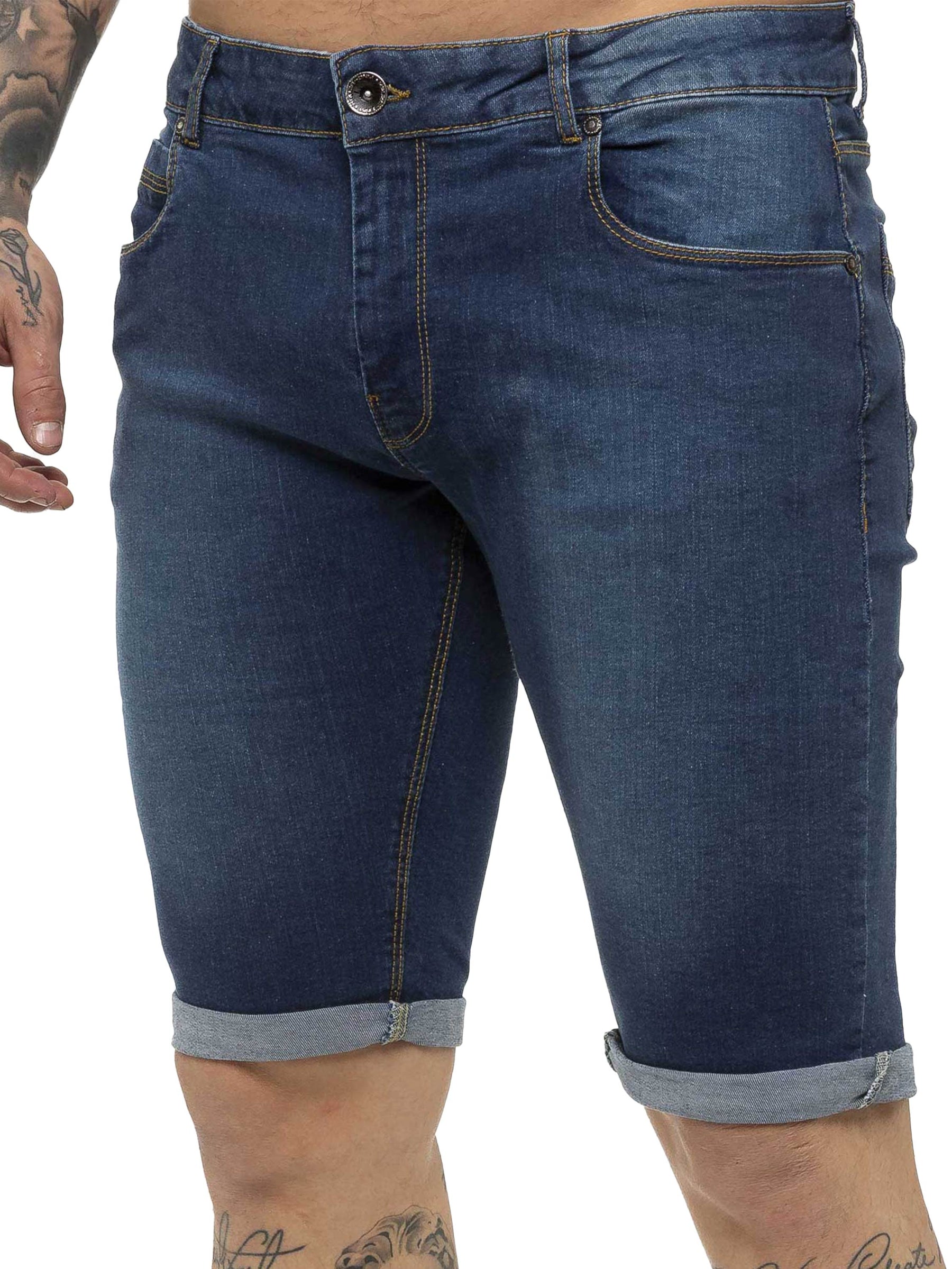 KZS122 Kruze | Mens Denim Skinny Stretch Shorts (Copy) KRUZE RAWDENIM