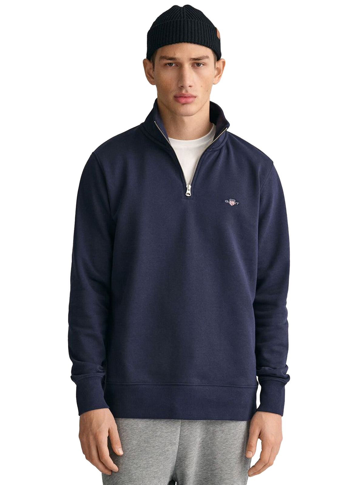 Gant | Mens Shield Half Zip Sweatshirt