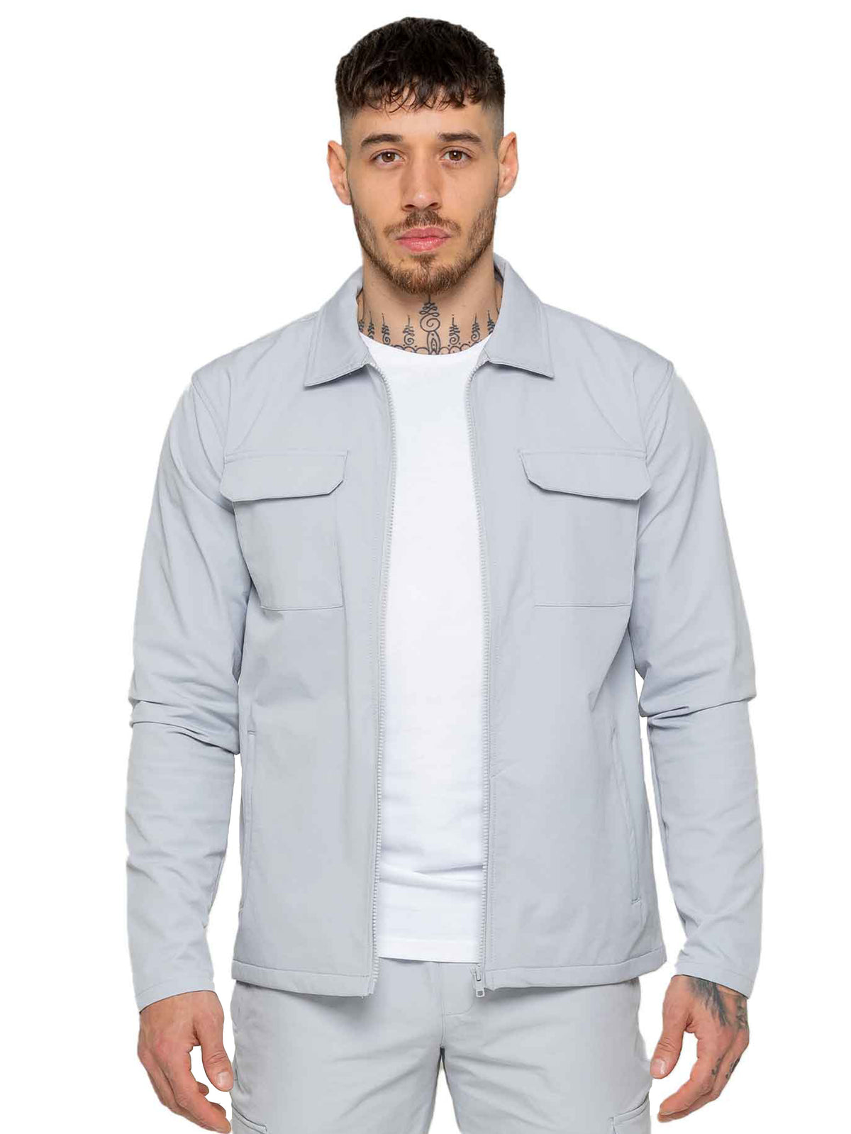 Enzo Milano | Mens Cargo Pockets Jacket