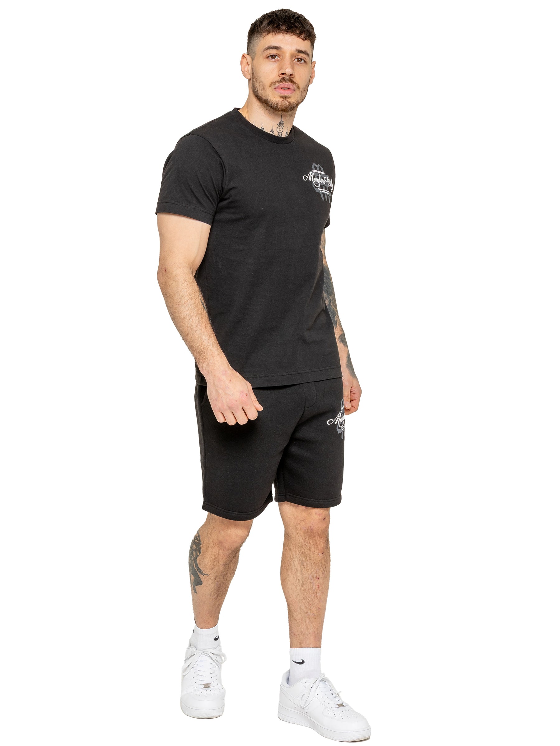 Enzo Milano | Mens Logo T-Shirt & Shorts Set