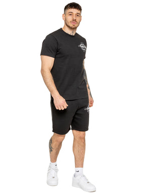 Enzo Milano | Mens Logo T-Shirt & Shorts Set