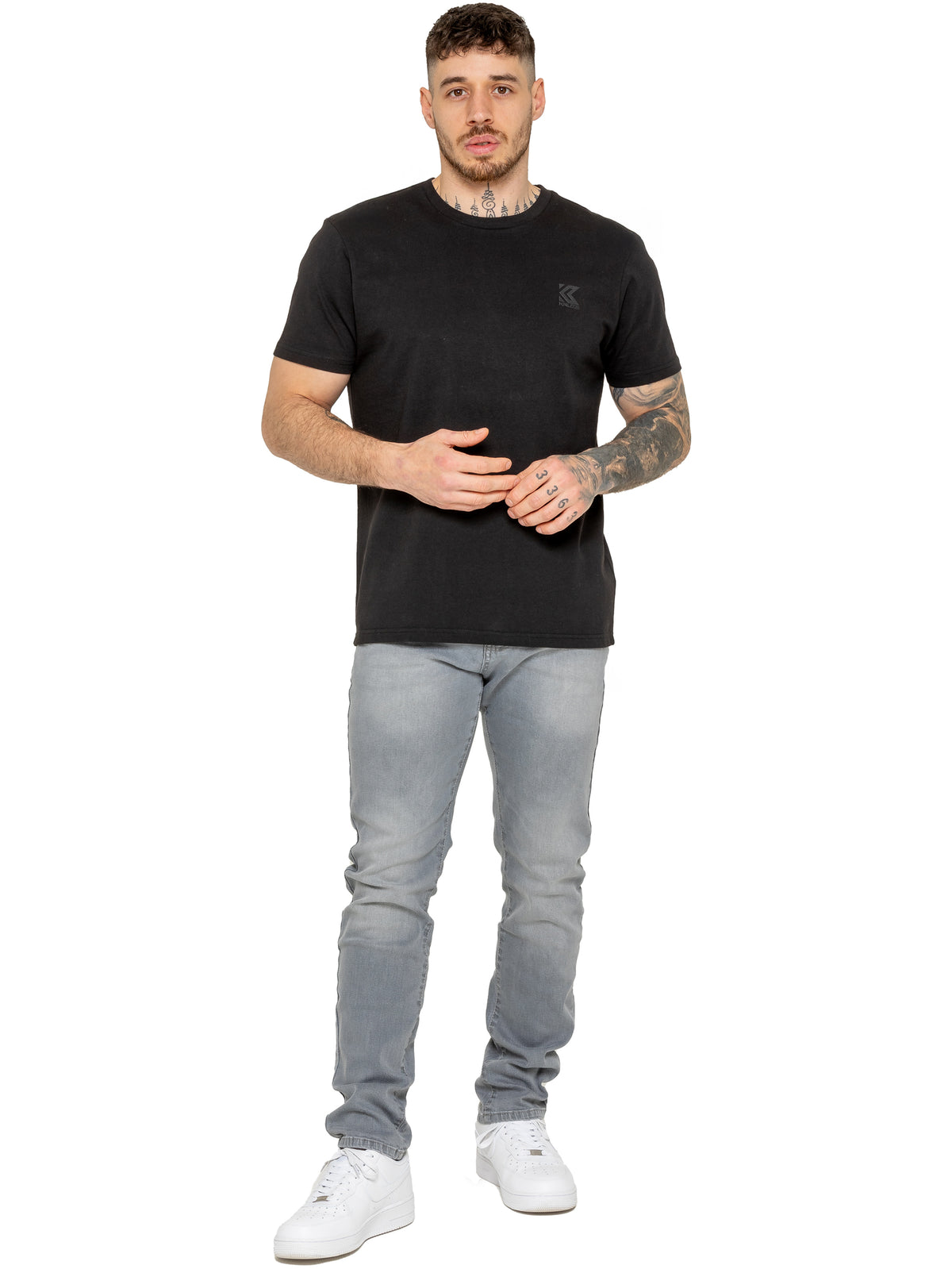 Kruze | Mens Crew Neck T-Shirt 5 Pack