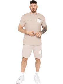 Enzo Milano | Mens Printed T-Shirt & Shorts Set