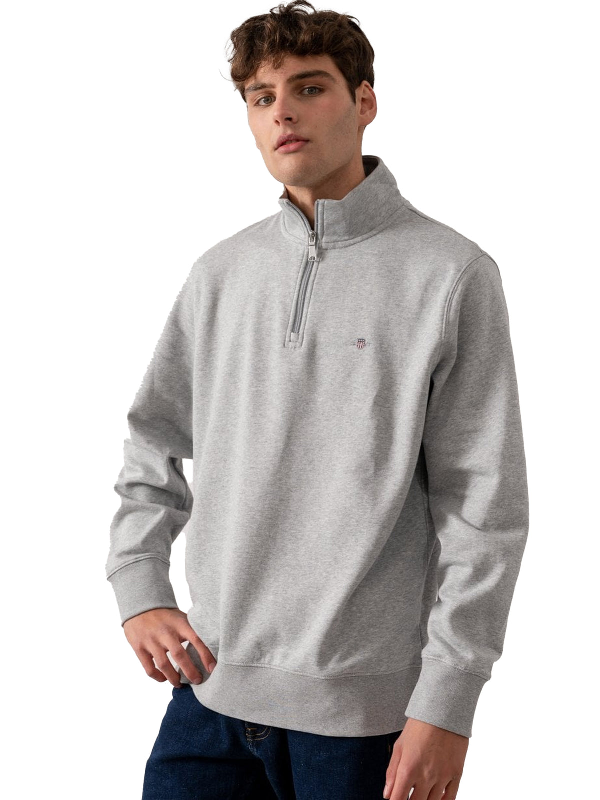 Gant | Mens Shield Half Zip Sweatshirt