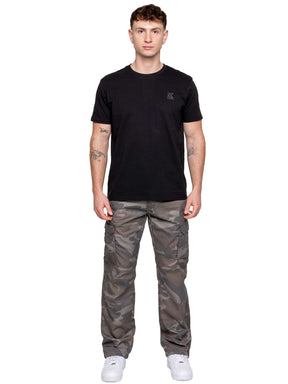 Kruze | Mens Cargo Camo Trousers