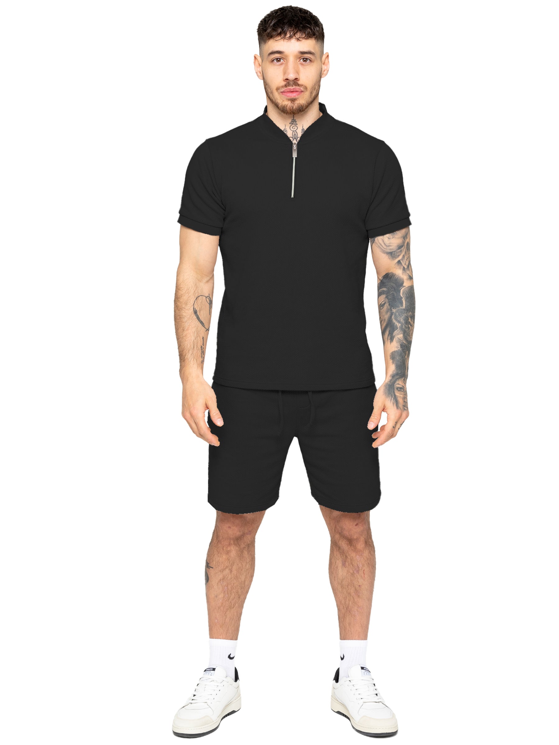 Enzo | Mens Textured Summer Shorts