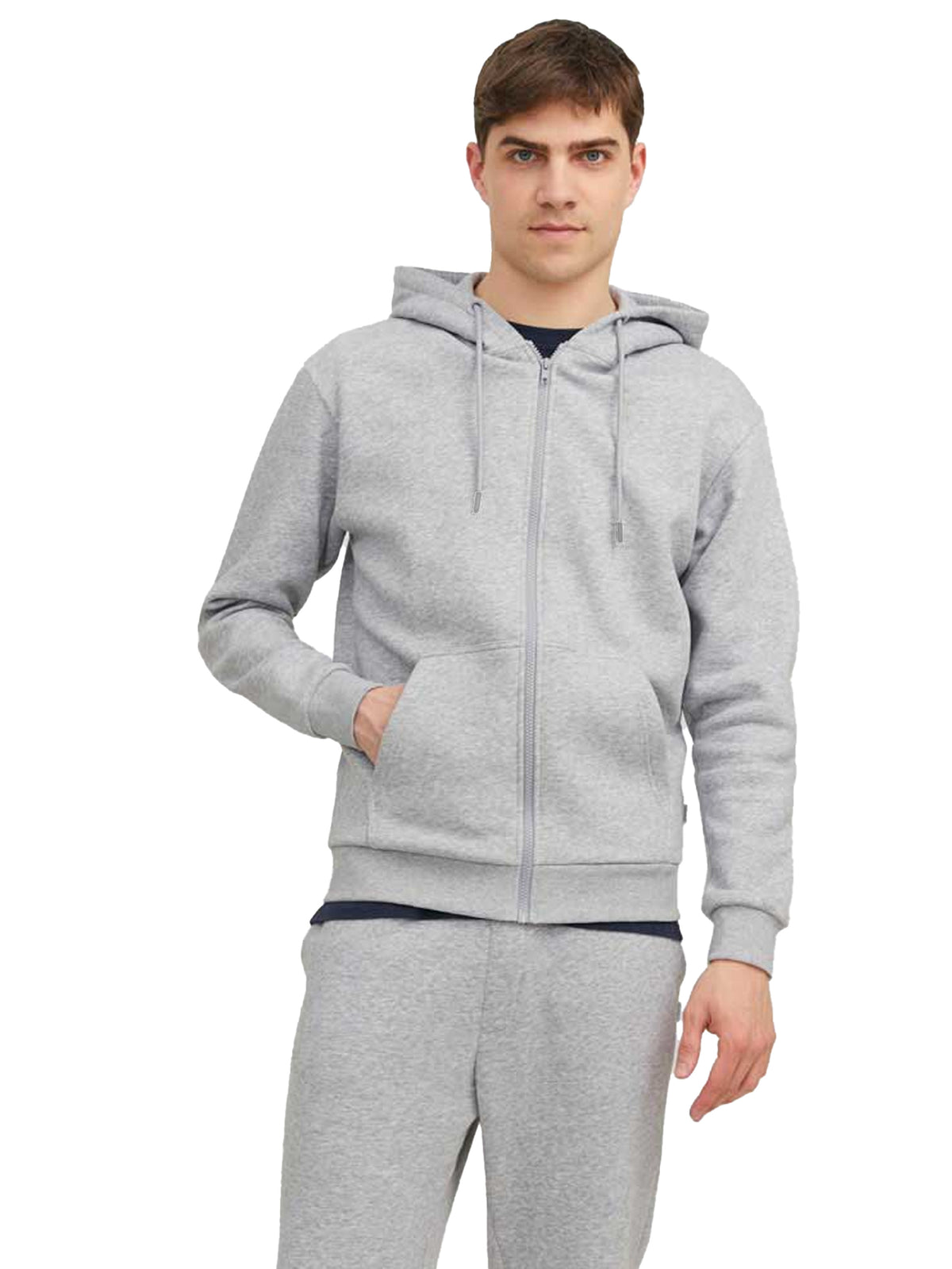 Kruze | Mens Pullover Hoodie Zipped Fleece Tracksuit Set