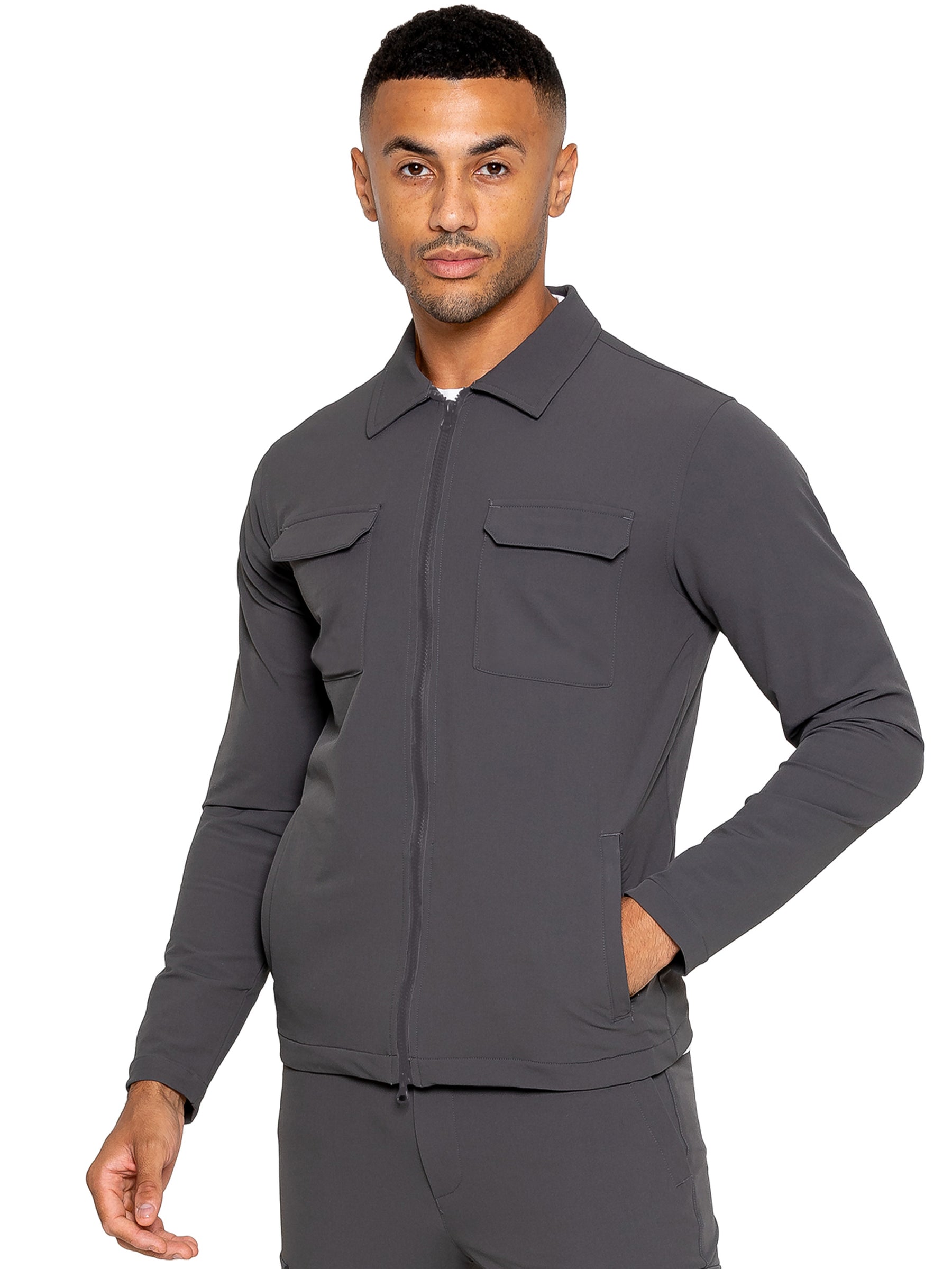 Enzo Milano | Mens Cargo Pockets Jacket