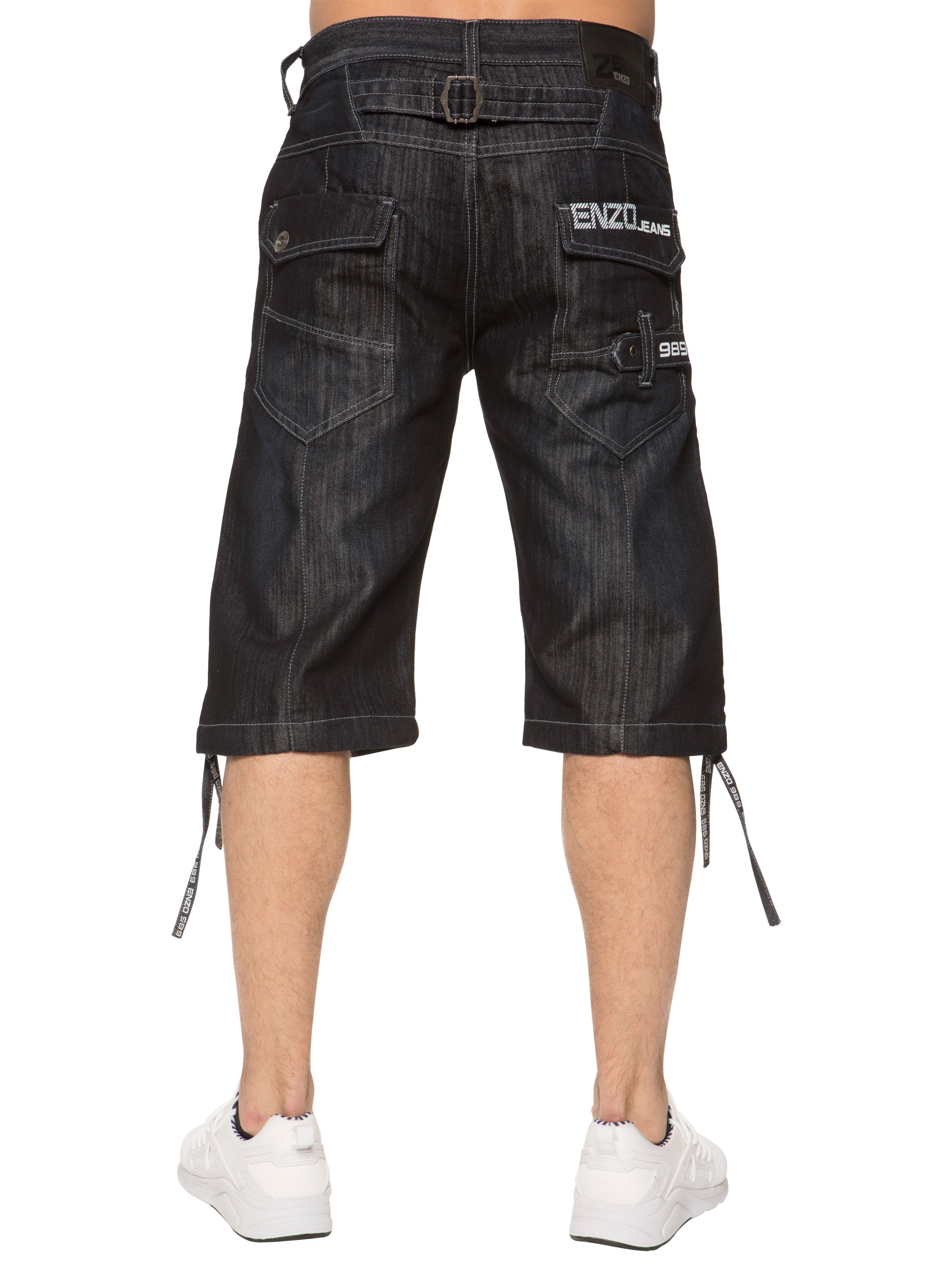 EZS243 - EZS244 Copy of Enzo | Mens Cargo Denim Shorts ENZO RAWDENIM