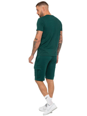 EZTS603 & EZSC602 Copy of Enzo | Mens T-Shirt Tracksuit Set With Shorts ENZO RAWDENIM