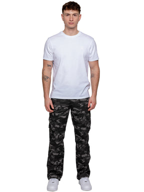 Kruze | Mens Cargo Camo Trousers