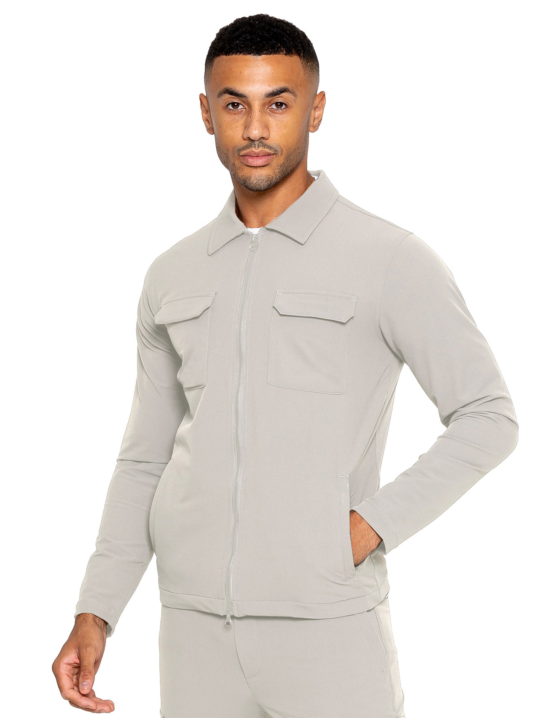 Enzo Milano | Mens Cargo Pockets Jacket