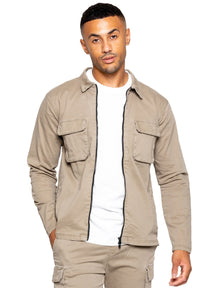 EZOS611 Copy of Enzo | Mens Cargo Overshirt Jacket ENZO RAWDENIM