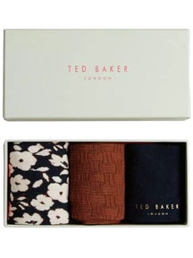 Ted Baker | Mens Crew Socks 3 Pack Gift Set