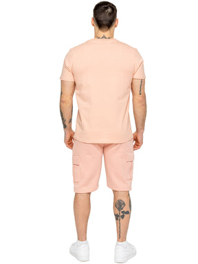 Enzo | Mens T-Shirt Tracksuit Set With Shorts