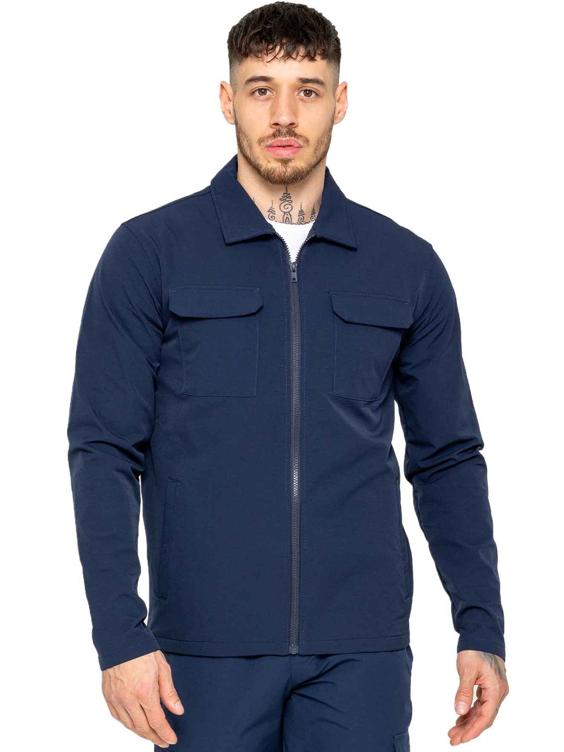 Enzo Milano | Mens Cargo Pockets Jacket