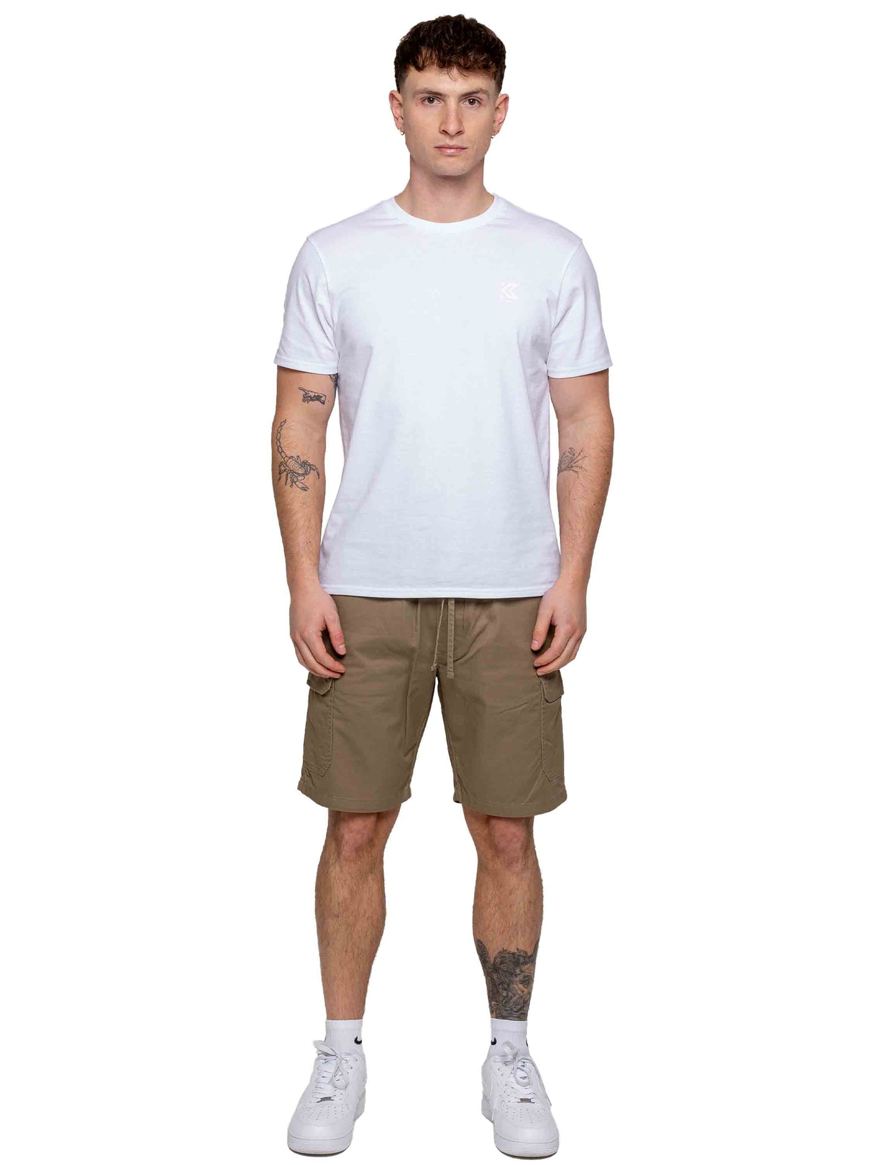 Kruze | Mens Cargo Chino Shorts 2 Pack