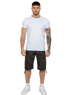 EZS409 Enzo | Mens Cargo Combat Camo Shorts (Copy) ENZO RAWDENIM