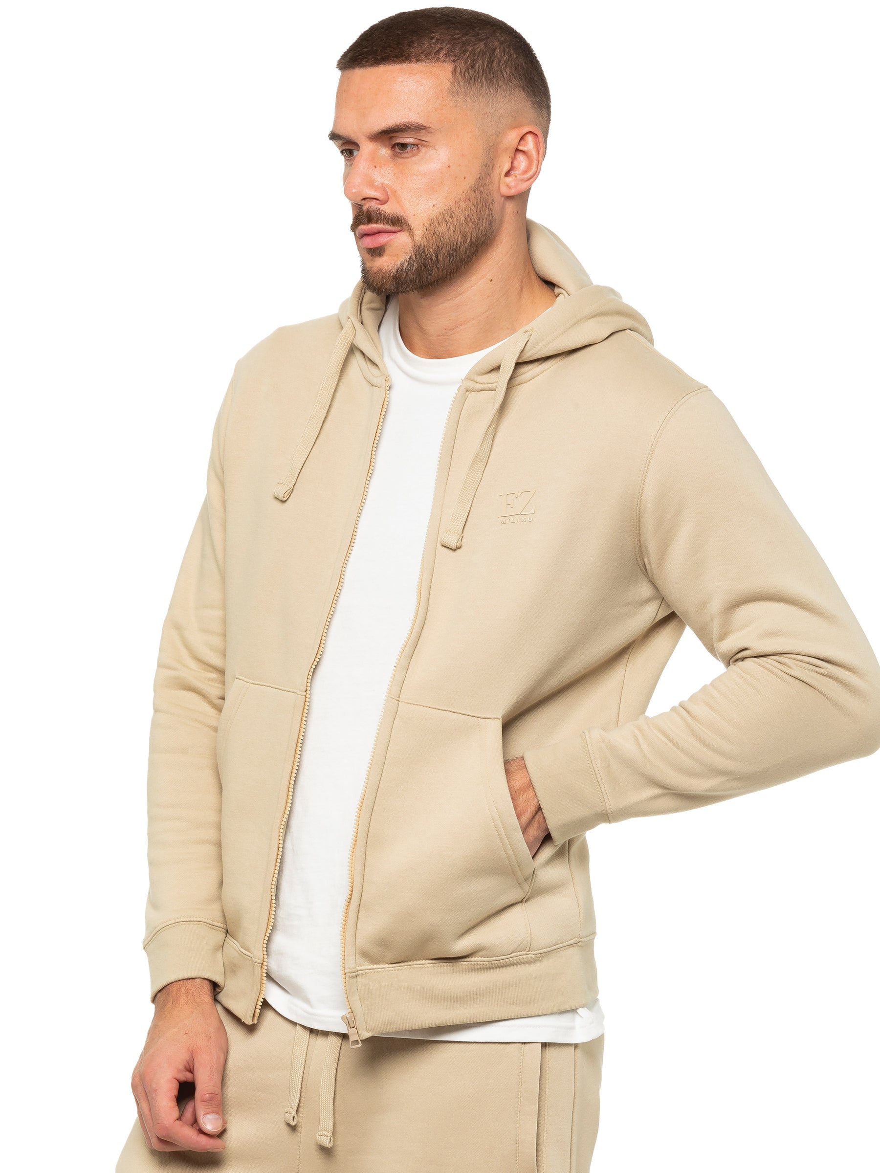 EZHDZ601 Enzo | Mens Zip Hoodie ENZO RAWDENIM