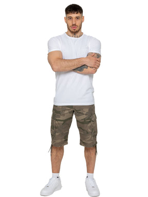 EZS409 Enzo | Mens Cargo Combat Camo Shorts (Copy) ENZO RAWDENIM