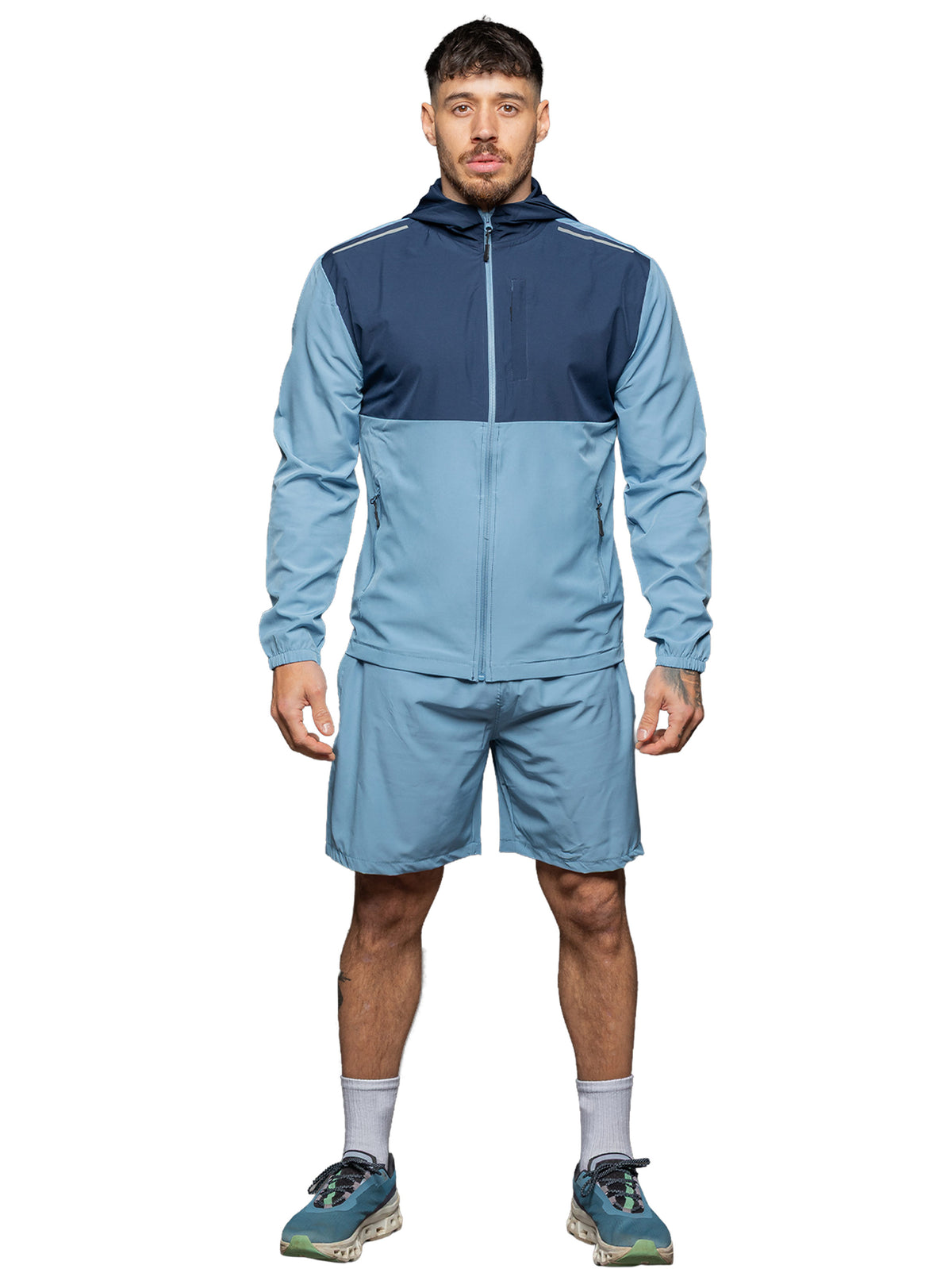 Kruze | Mens Woven Jacket & Shorts Set