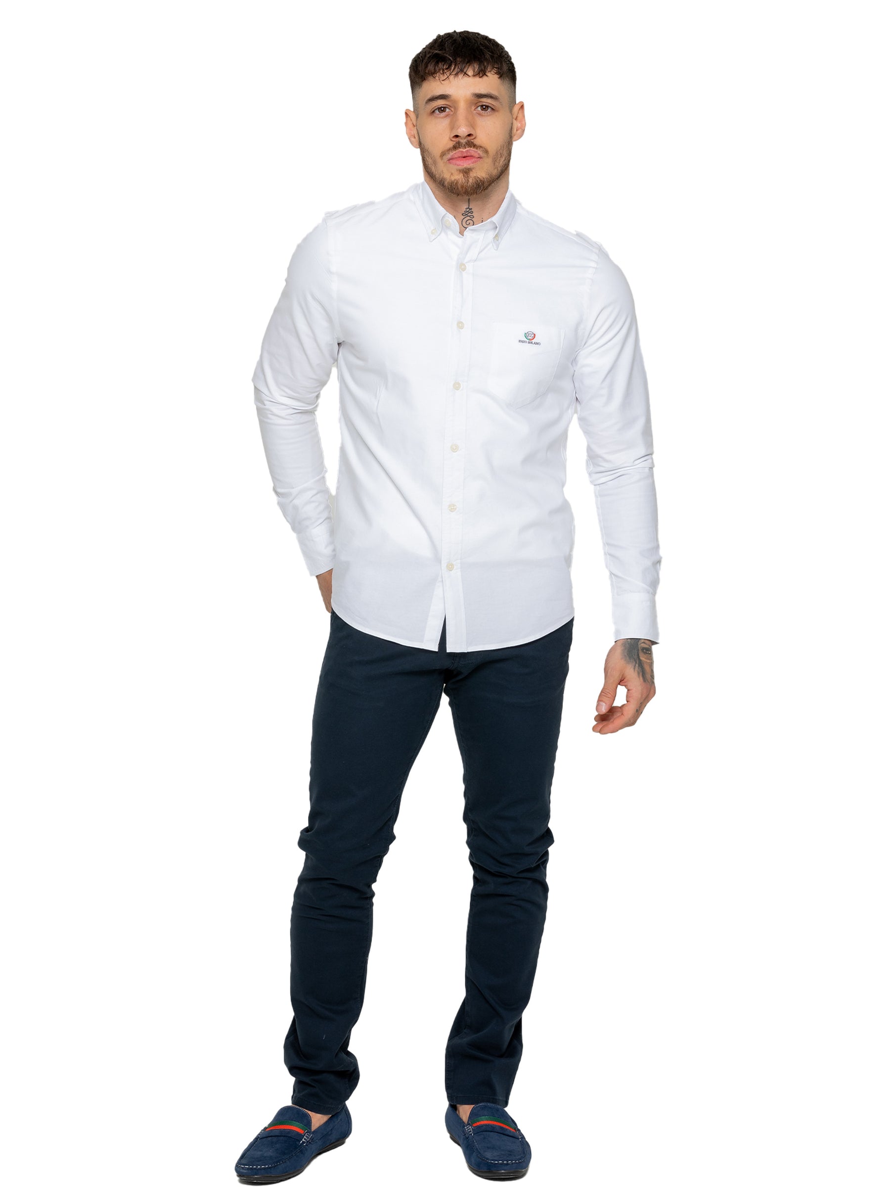 MSH4 SHIRTS Enzo | Mens Regular Fit Oxford Shirt (Copy) ENZO RAWDENIM