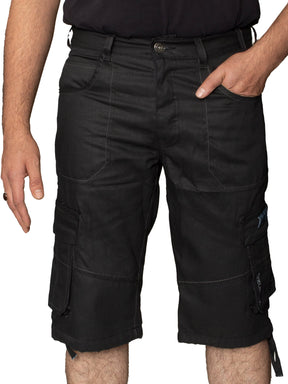 EZS404 Copy of Mens Raw Combat Cargo Denim Shorts | Enzo Designer Menswear ENZO RAWDENIM