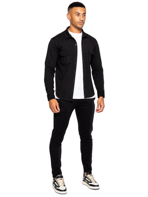 EZSH616 & EZJG618 Copy of Enzo | Mens Overshirt Tracksuit Set ENZO RAWDENIM