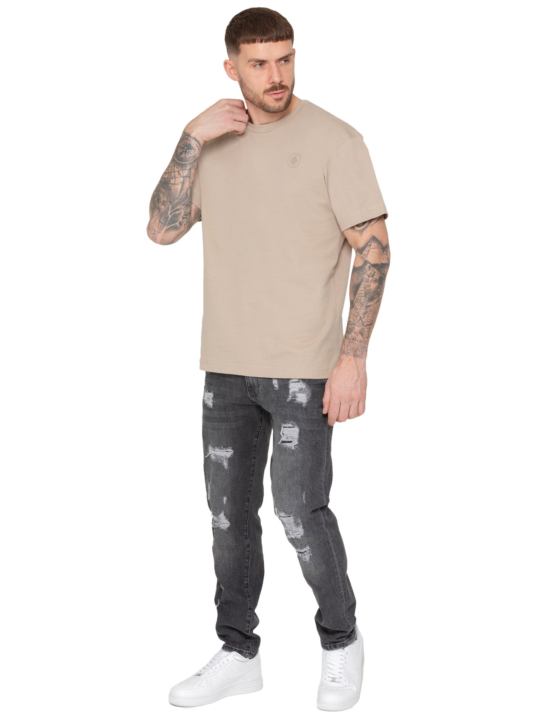 Enzo | Oversized Crew Neck T-Shirt