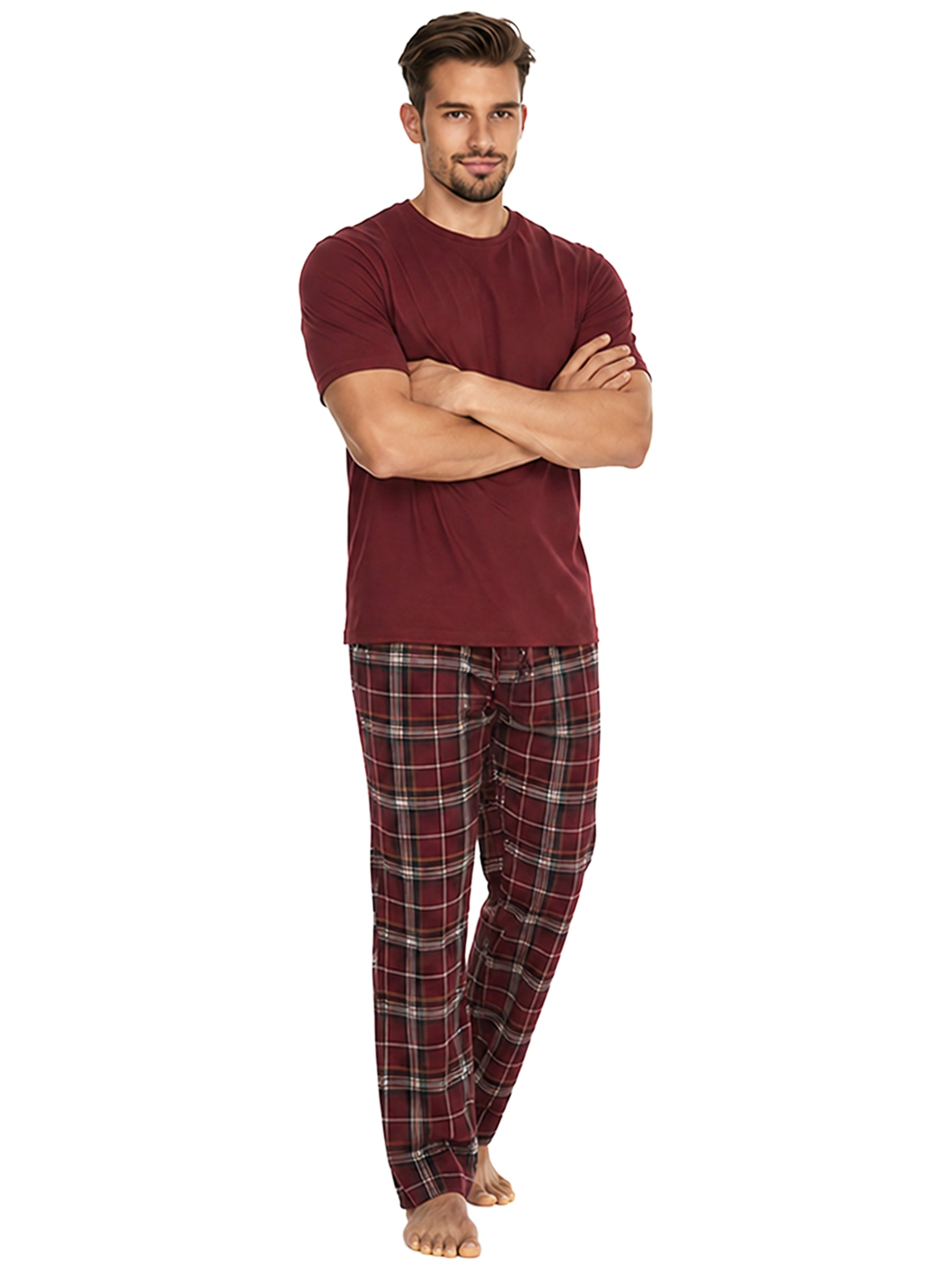 Kruze | Mens Pyjama Set - T-Shirt & Trousers