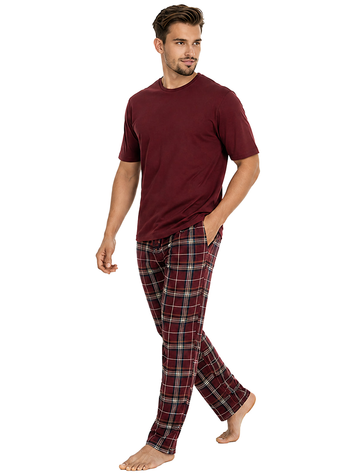 Kruze | Mens Pyjama Set - T-Shirt & Trousers