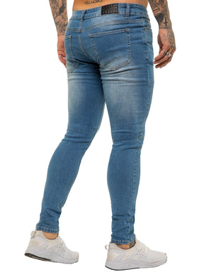 Enzo | Mens Designer Stretch Skinny Fit Jeans