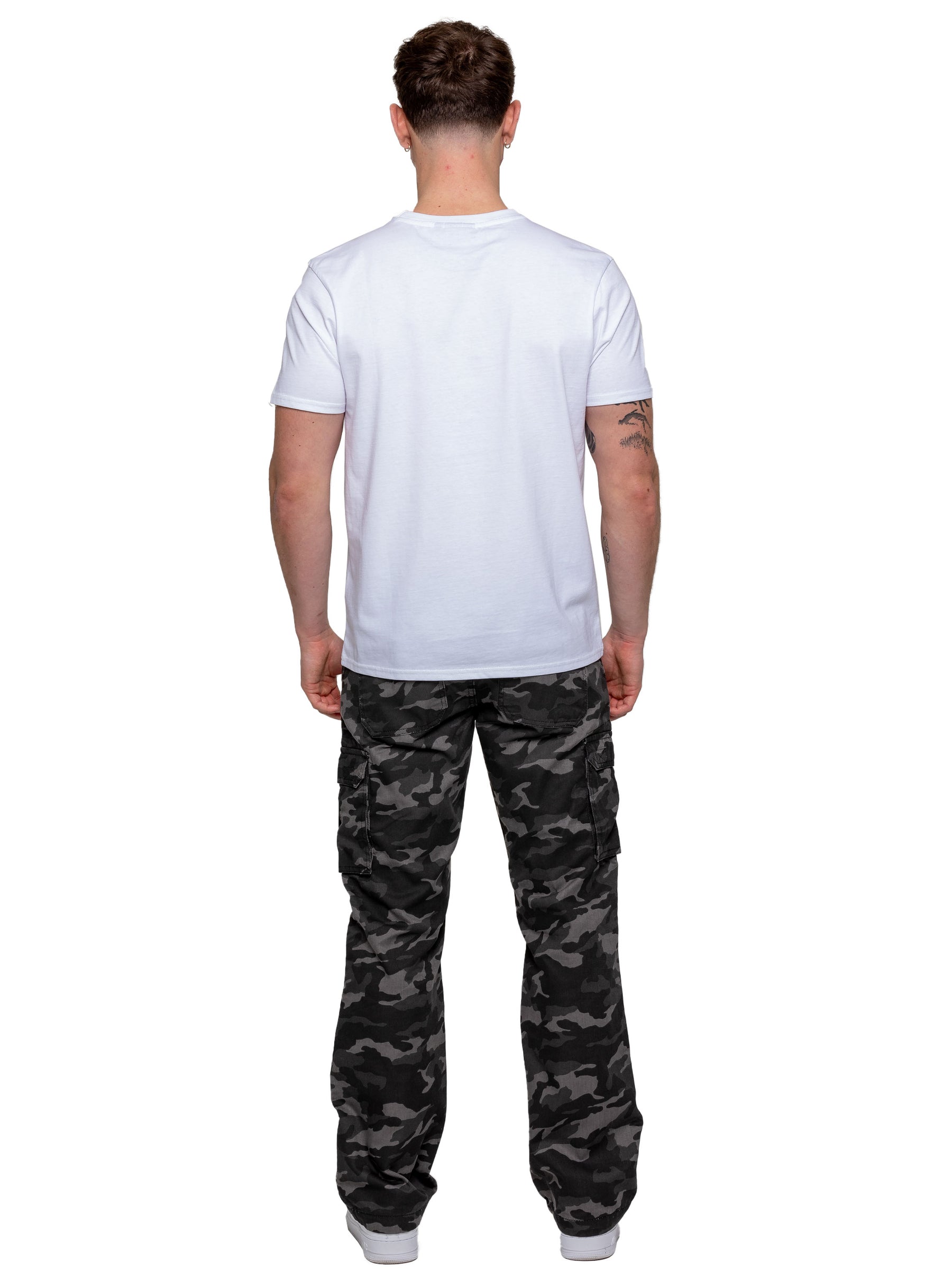 Kruze | Mens Cargo Camo Trousers