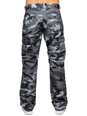 Kruze | Mens Cargo Camo Trousers