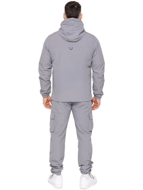 Enzo Milano | Mens Poly Cargo Tracksuit Set