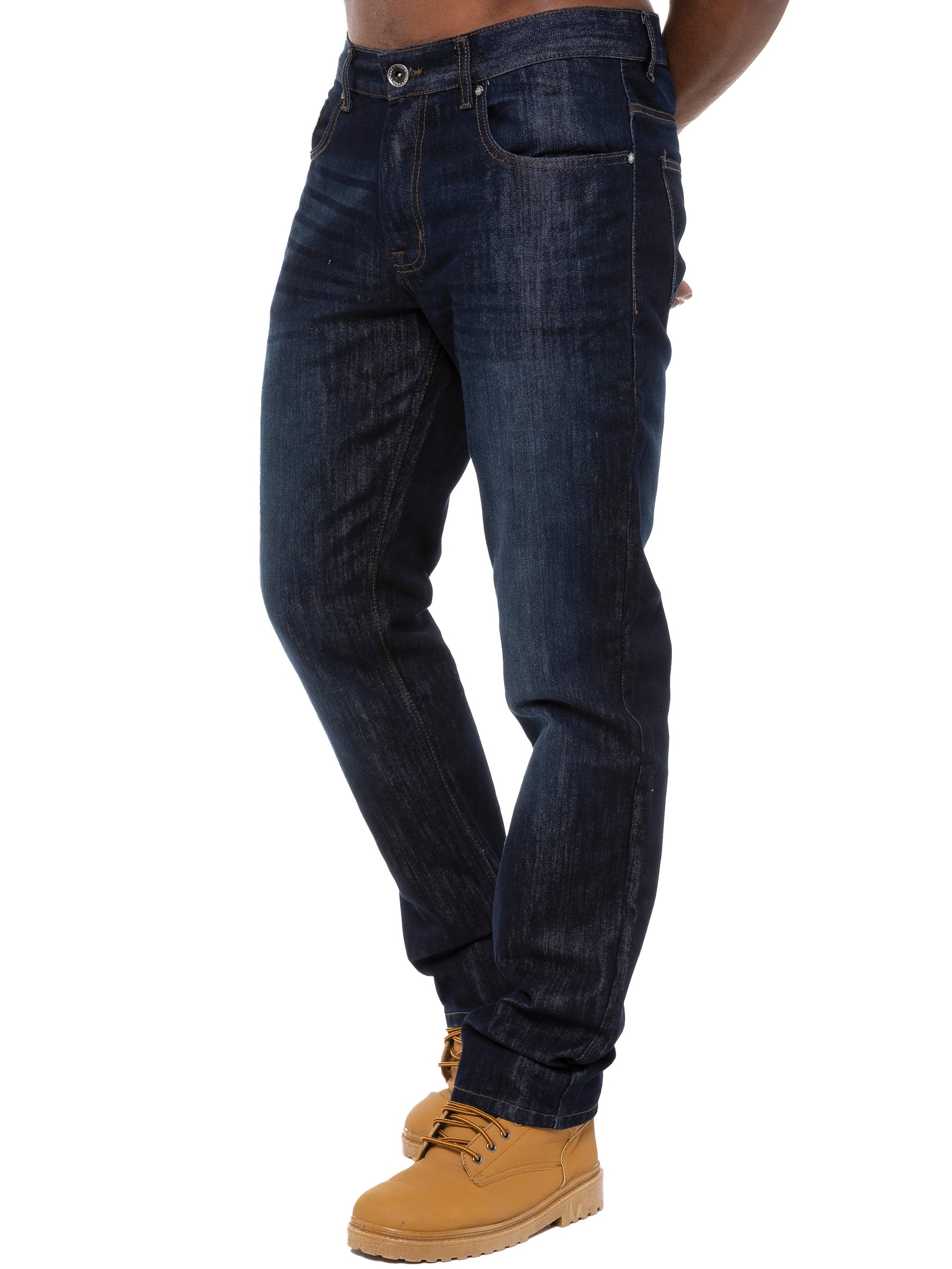 Enzo | Mens Regular Straight Leg Jeans