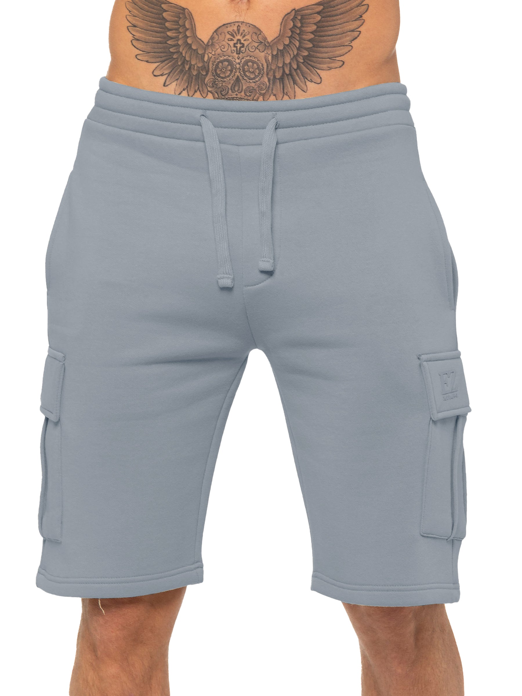 Enzo | Mens Cargo Fleece Shorts