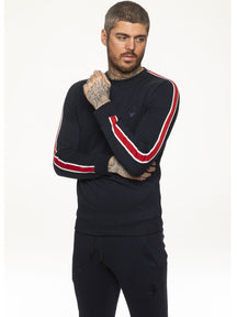 EZSW580 Copy of Mens Crew Neck Designer Sweatshirt | Enzo Designer Menswear ENZO RAWDENIM